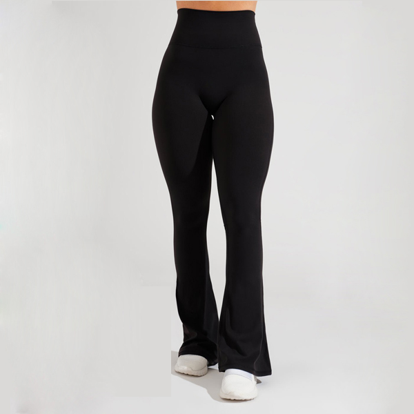 China Custom Leggings Full Length Flare Lady Pants Manufacturer and  Supplier
